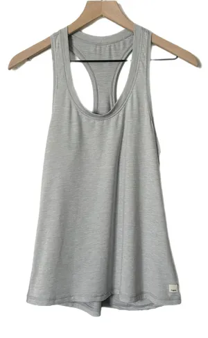 Vuori Lux Performance Tank Top Heather Grey Racerback Workout Shirt Size Small thumbnail 1