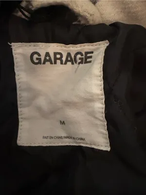Garage Women’s Black & White Plaid Shacket -Size Medium thumbnail 5