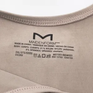 Maidenform Shapewear Bodysuit 3XL Seamless Smoothing Basically Sexy MSW001‎ thumbnail 9