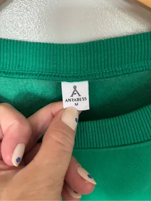Annabess Women's Green Athletic Drawstring Shorts with Front Pockets Size M thumbnail 3