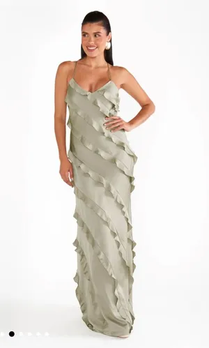 Show Me Your Mumu Maxi Dress Ruffle thumbnail 1