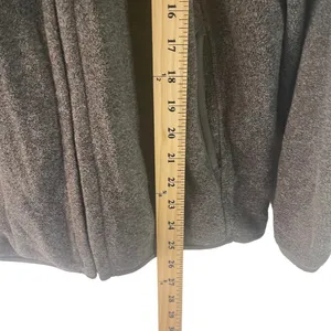 Uniqlo Women's Size Medium Grey Full Zip Fleece Sweater‎ thumbnail 8