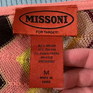 Missoni x Target Chevron fine knit button through cardigan size M thumbnail 9