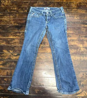 Ariat Work mid rise boot 29S cowboycore western jeans thumbnail 1