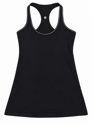 lululemon racer back tank black fitted workout 6 thumbnail 1