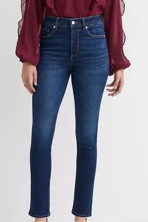 LOFT The Slim‎ Jeans Straight Size 31 EUC 624 thumbnail 1