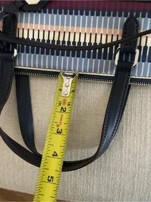 Ralph Lauren Lindley Alissa women’s shoulder bag tote purse multi striped thumbnail 14