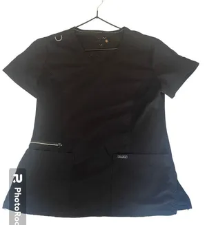 Sanibel Black Scrub Top thumbnail 2