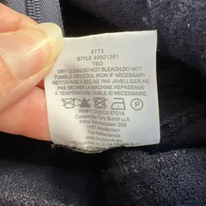 TORY BURCH‎ Women's Navy Wool Dress Pants Size 8 Unlined Side Zip Crop Preppy thumbnail 6