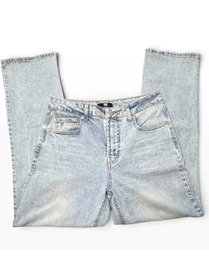Women's Frye Straight Leg Jeans Size 4 Light Blue thumbnail 2
