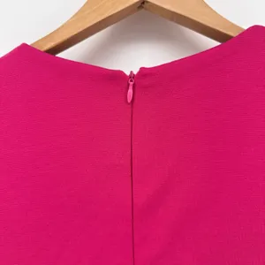 Amanda‎ Uprichard Hot Pink Mini Dress Large V-Neck Flutter Sleeve Party Cocktail thumbnail 5