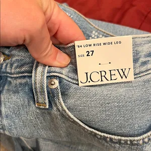 J. Crew ‘84 Low Rise Wide Leg Jeans Size 27 NWT thumbnail 11