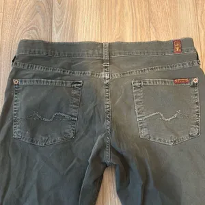 7 for all mankind jeans women's‎ olive green/gray jeans size 30 thumbnail 9