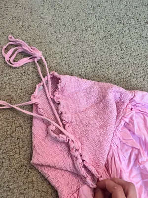 Amazon Maxi pink dress thumbnail 3