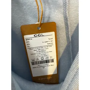 OGL Dew Sky Blue Short Sleeve Top Soft Stretch Minimalist Tee Medium M New thumbnail 5