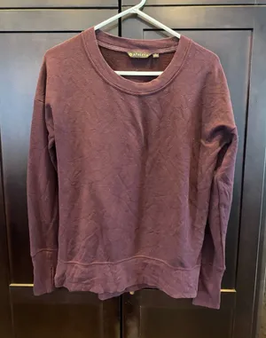 Athleta Maroon Sweatshirt thumbnail 1