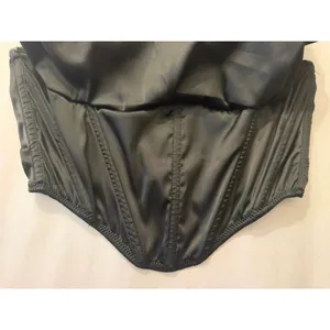 Urban Outfitters Women's Black Satin Corset Top Women's sz. S thumbnail 7