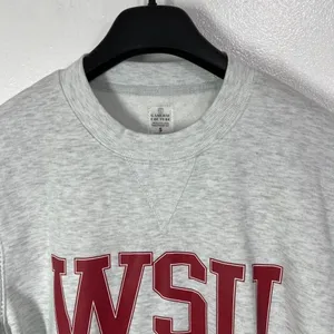 Go Couture Gameday Couture‎ Washington State Cougars WSU Small Sweatshirt Crewneck Gray thumbnail 6