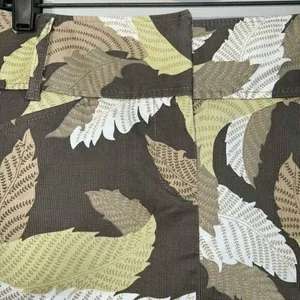 ANN‎ TAYLOR LOFT Tropical Feather Leaf Print Mini Skirt NWOT Size 4 thumbnail 3