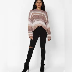 American Eagle Outfitters oversized Striped Knit Sweater thumbnail 6