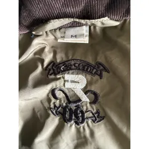 Gersemi Womens Olive Green Quilted Puffer Jacket Corduroy Elbow Patches Size‎ M thumbnail 6