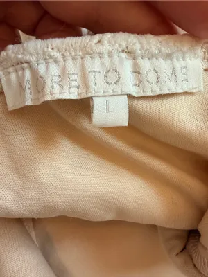 More To Come NWT Shannan Off-Shoulder White Lace Mini Dress thumbnail 7