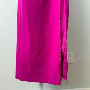 Aidan Mattox sz 4 Hot Pink One Shoulder‎ High Slit Formal Maxi Gown Luxury thumbnail 3