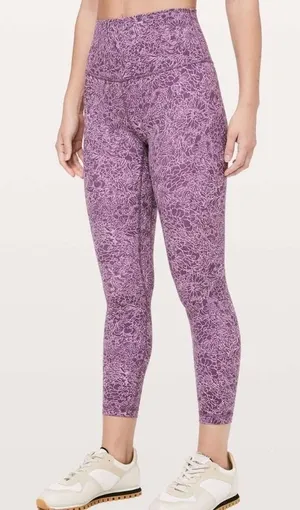 Lululemon Align Pant 25" NULU Arabesque Antoinette Smoky Quartz‎ Size 6 W5BSZS thumbnail 1