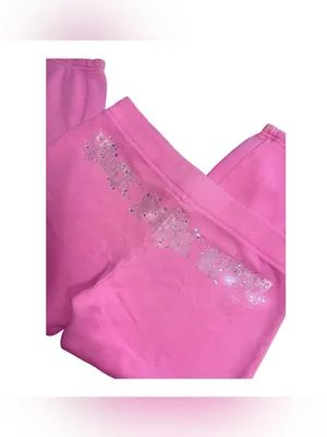 Vintage! 2000s Y2K VS PINK My Favorite Sequins Joggers! thumbnail 7