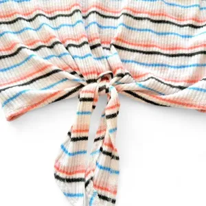 Abercrombie Fitch Top Shirt Short Sleeve Women Small Tie Bottom Tie Front Scoop thumbnail 8