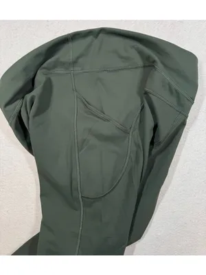 Lululemon Invigorate High Rise Tight 25" Smoked Spruce Green Leggings Women's 18 thumbnail 5