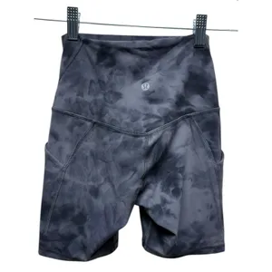 Lululemon Align Shorts 6" Diamond Dye‎ Gray Size 2 Pockets Gym Workout Athletic thumbnail 2