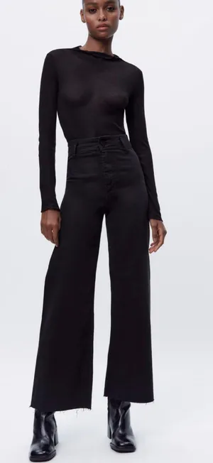 ZARA Marine Jean - black thumbnail 1