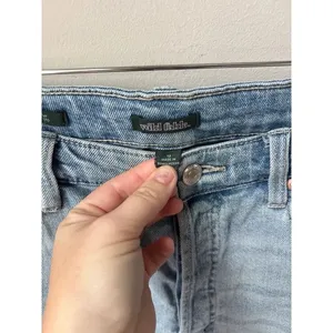 Wild Fable Highest Rise Straight Distressed Jeans Size 12 thumbnail 4