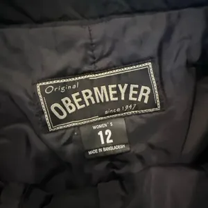 Obermeyer women’s vintage black snow pants ski size 12 thumbnail 4