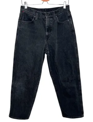Sunday Best Aritzia Womens Black High-Waisted Straight Leg Jeans Size 29 thumbnail 1