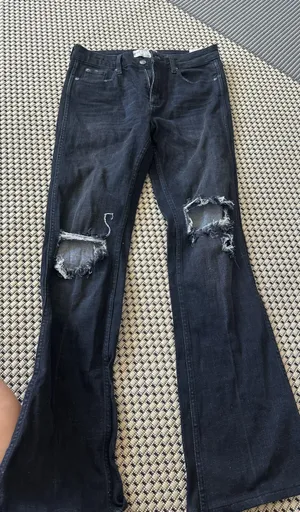 Free People Distressed Jeans thumbnail 1