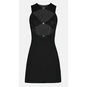 NWT OW Collection CHIARA‎ Mini Cut Out Dress in Black Sz XL $130 thumbnail 5