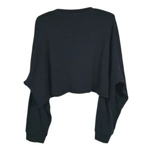 WeWoreWhat Cropped Sweatshirt Size XL Gray Casual Lounge Minimalist Cozy Comfort thumbnail 3