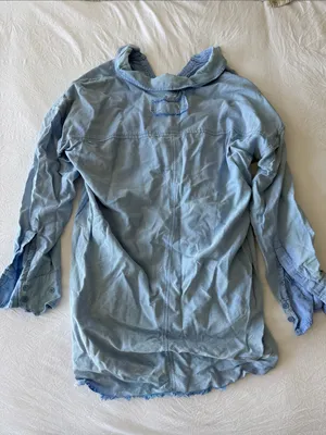 We The Free Chambray Cotton button-up tunic thumbnail 3