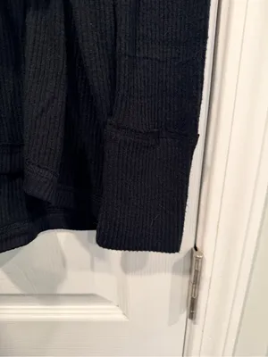We The Free Free People Size S Black Oversized Cowl Neck Split Back Sweater thumbnail 5