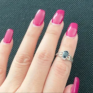 Black Onyx Sterling Silver Ring 5 thumbnail 6