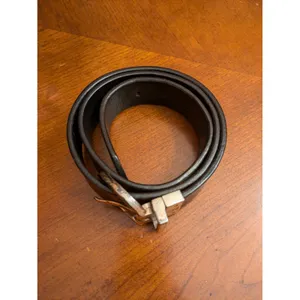 Calvin Klein Black/Brown Reversible Belt Size 32 Silver Buckle thumbnail 12