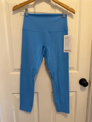 Lululemon Align™ No Line HR Pant 25" Ocean Wave Blue Size 8 thumbnail 3