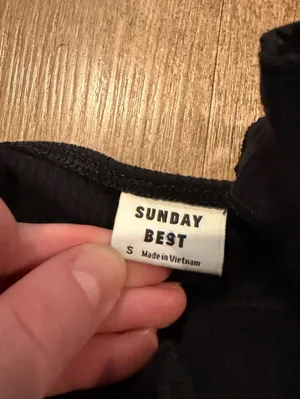 Aritzia Sunday Best Ribbed Ruffle Strap Bodysuit XS thumbnail 4