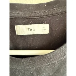 Tna Aritzia Womens‎ Black Short Sleeve Logo Mini T-Shirt Dress Size S Casual LBD thumbnail 6