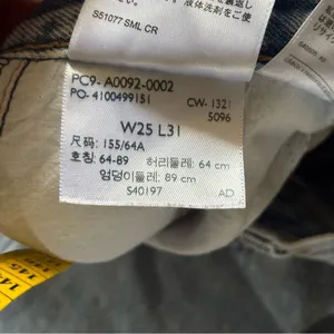 Levi's High Waisted Straight‎ Jeans size 25 thumbnail 7