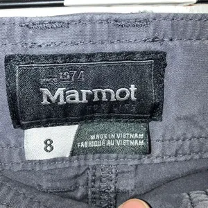 Marmot Charcoal Grey Convertible Hiking Pants size 8 outdoors Gorpcore rain resi thumbnail 8