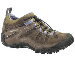Merrell Brown Suede Chameleon Arc Vibram Womens Hiking Stretch Shoes thumbnail 1