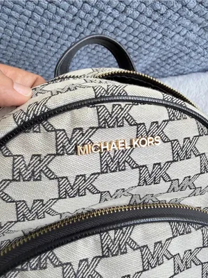 Michael Kors White and Black Backpack thumbnail 2